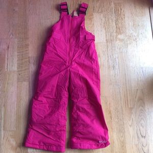 Pink XXS (4-5) Columbia snow pants